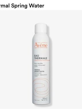 Avenue White Thermal Spring Water Spray with Orange Accents
